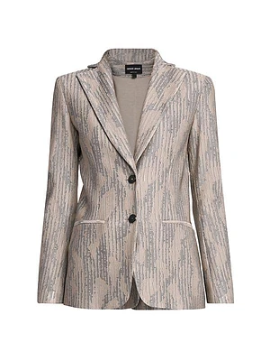 Jacquard Pintstripe Jacket