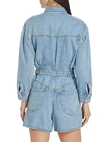 Front Yoke Chambray Romper