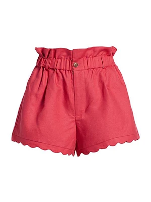 Paperbag Tailored Shorts