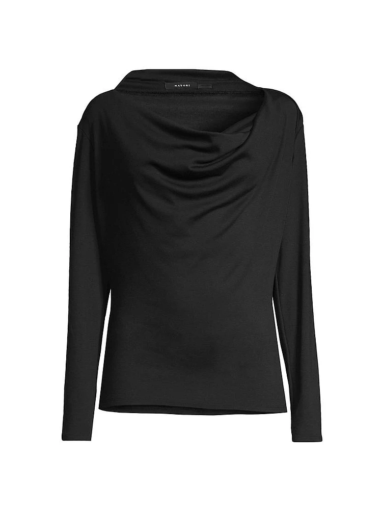 Cowlneck Jersey Top