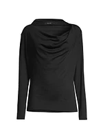 Cowlneck Jersey Top