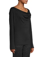 Cowlneck Jersey Top