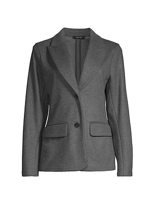 Jersey Tailored Knit Blazer