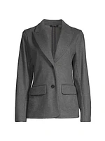 Jersey Tailored Knit Blazer