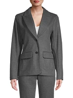 Jersey Tailored Knit Blazer