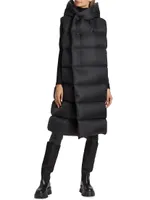 Hooded Liner Sleeveless Coat