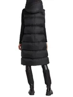 Hooded Liner Sleeveless Coat