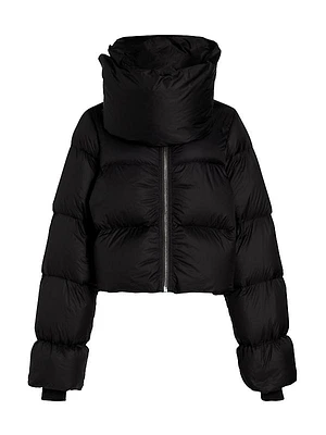 Funnel Neck Padded Jacket