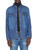 Denim Long-Sleeve Shirt