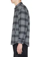 Padded Plaid Overshirt