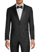 G-Line Jacquard Wool-Blend One-Button Dinner Jacket