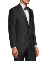 G-Line Jacquard Wool-Blend One-Button Dinner Jacket