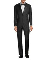 G-Line Jacquard Wool-Blend One-Button Dinner Jacket