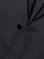 Textured Wool-Silk Tuxedo