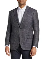 G-Line Wool-Blend Two-Button Sport Coat