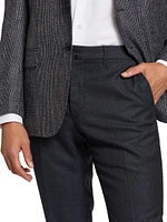 Wool Slim Trousers