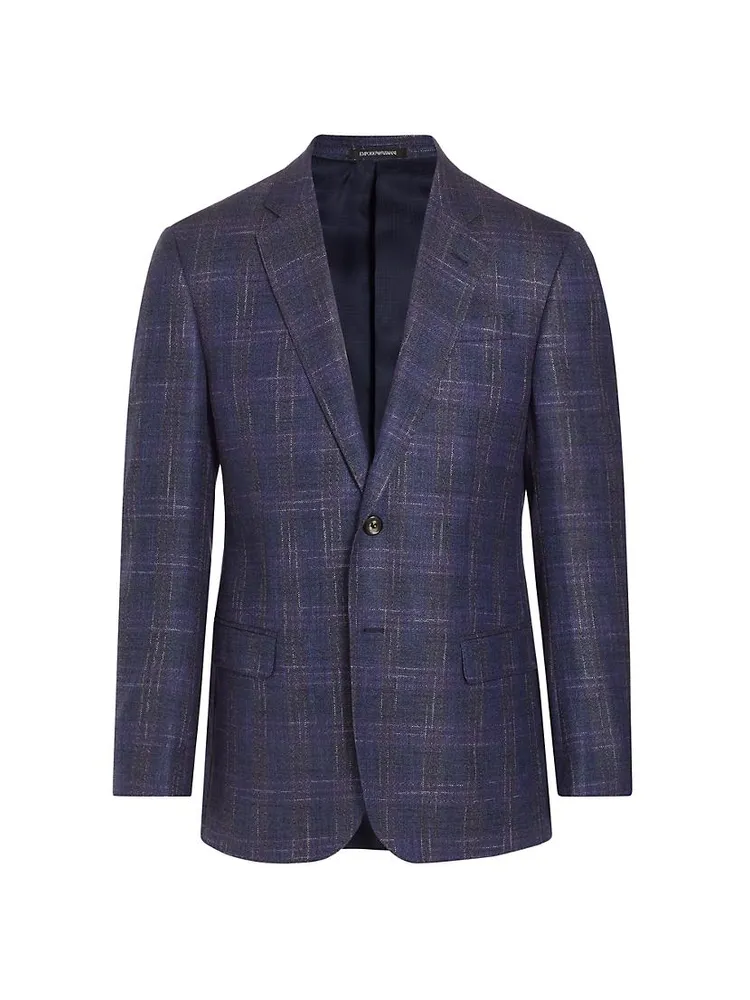 G-Line Plaid Wool-Blend Sport Coat