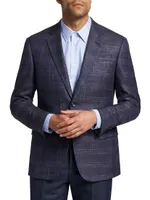 G-Line Plaid Wool-Blend Sport Coat