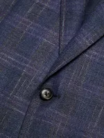 G-Line Plaid Wool-Blend Sport Coat