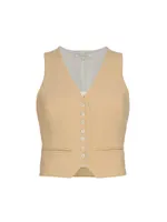 Margaret Cropped Vest Top