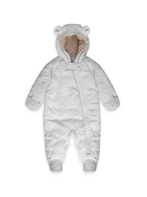 Baby Girl's Puffer Footed Snowsuit