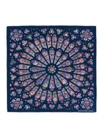 The Rose Window At Notre Dame Silk Scarf