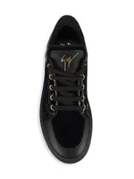 GZ/94 Scarpa Uomo Velvet & Leather Sneakers