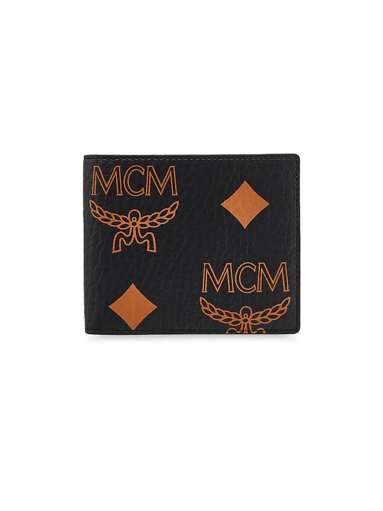 Aren Maxi Monogram Small Bi-Fold Wallet