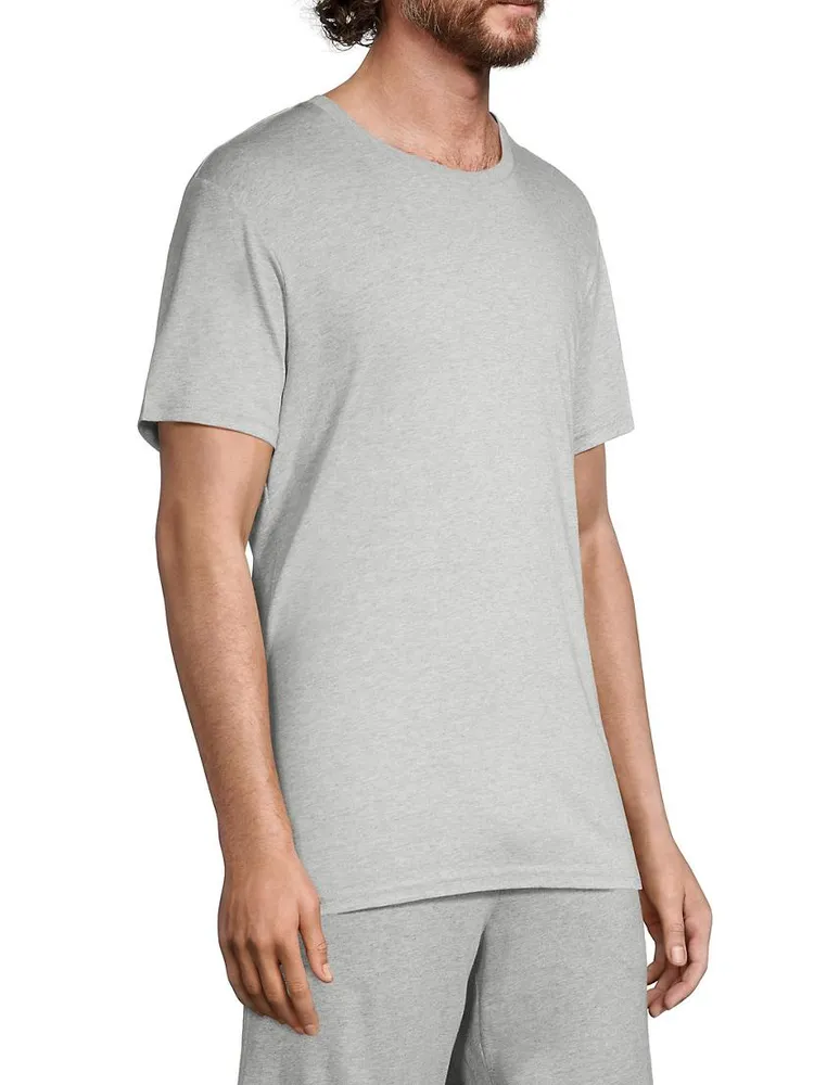 Cotton-Blend Crewneck T-Shirt