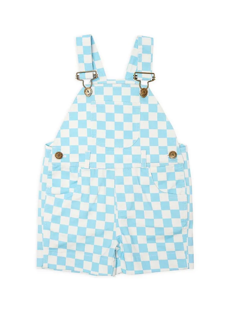 Baby's,Little Girl's & Checkered Shortalls