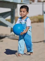 Baby's, Little Girl's & Colorblock Denim Overalls