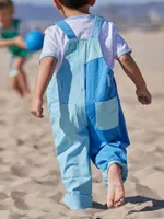 Baby's, Little Girl's & Colorblock Denim Overalls