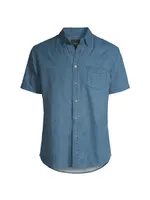 Paros Linen-Blend Shirt