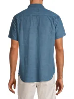 Paros Linen-Blend Shirt