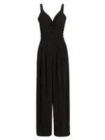 The Helena Twisted Wide-Leg Jumpsuit