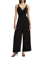 The Helena Twisted Wide-Leg Jumpsuit