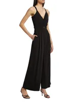 The Helena Twisted Wide-Leg Jumpsuit