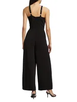 The Helena Twisted Wide-Leg Jumpsuit