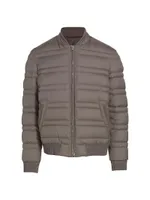 Wool-Silk Tech Quilted Jacket