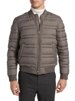 Wool-Silk Tech Quilted Jacket