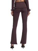 Fleur Ruffled Stretch Pants