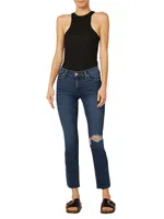 Nico Mid-Rise Straight Jeans