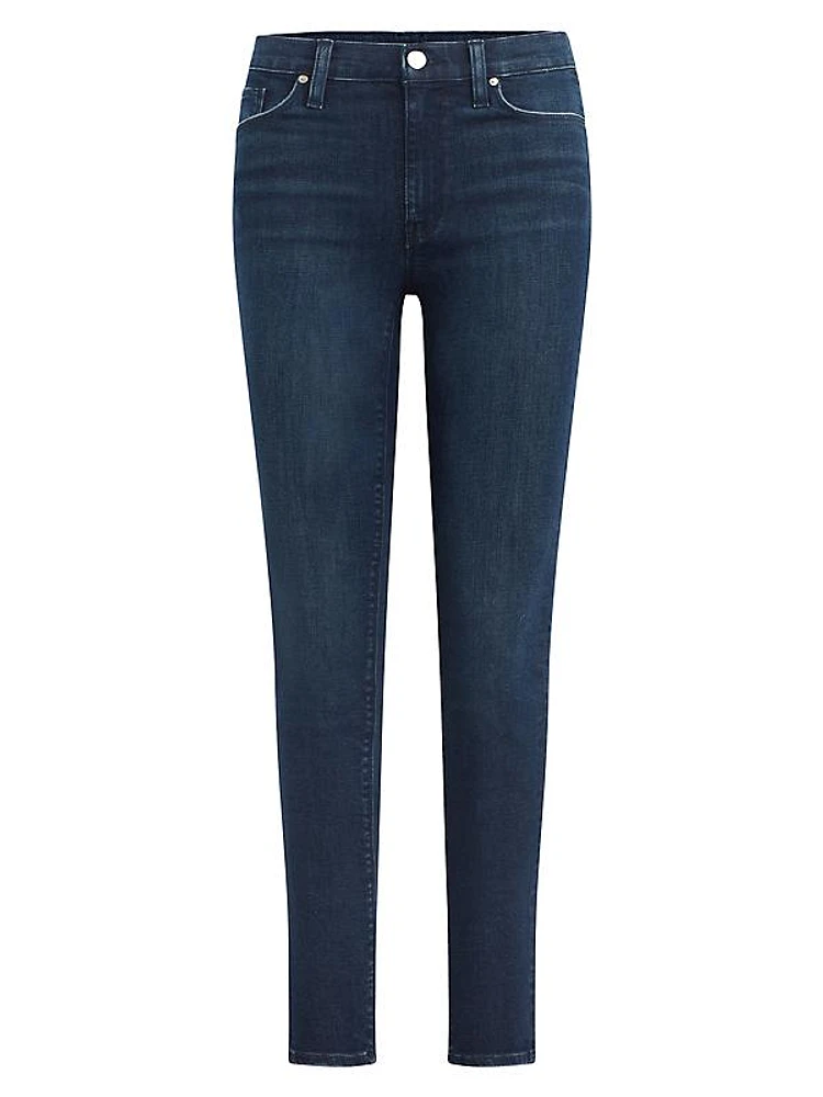 Barbara High-Rise Super Skinny Crop Jeans