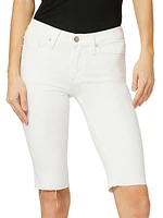 Amelia Mid-Rise Bermuda Shorts