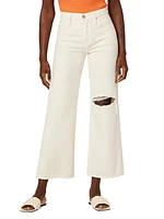 Rosie High-Rise Wide-Leg Crop Jeans