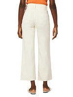 Rosie High-Rise Wide-Leg Crop Jeans