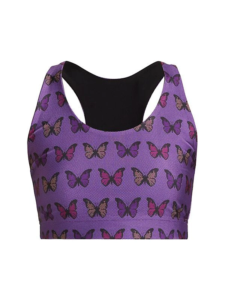 Butterfly Hi-Shine Sports Bra