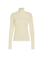 Merino Wool Turtleneck Top