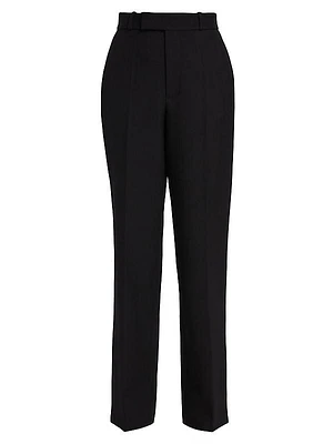 Straight-Leg Tailored Trousers