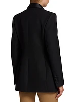 Single-Breasted Wool Blazer